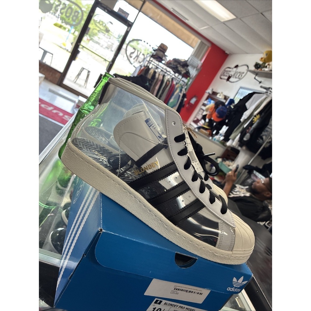Men's Adidas Blondey McCoy Pro Model Superstar Clear Shoes IG0843 NEW SZ 10.5